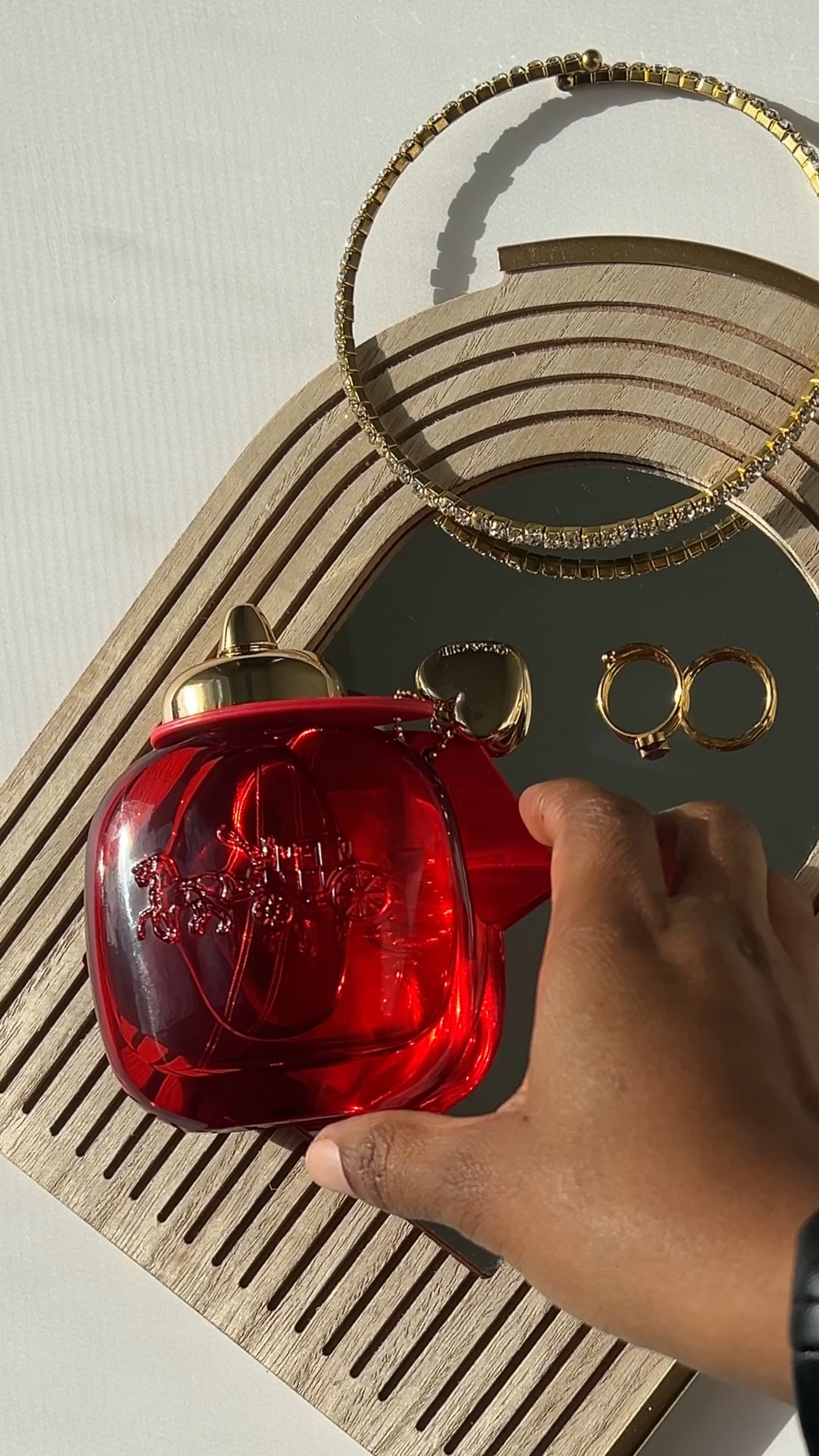 I’m obsessed with this perfume by Coach 😍. It smells amazing and it lasts a long time on my skin. It's a floral fruity fragrance with top notes of wild strawberry, middle notes of red velvet rose, and warm cedarwood as the base notes. 

#LTKbeauty