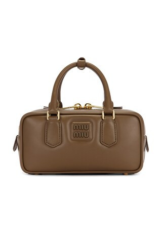 Miu Miu Softy Padded Arcadie Bag in Brown | FWRD 