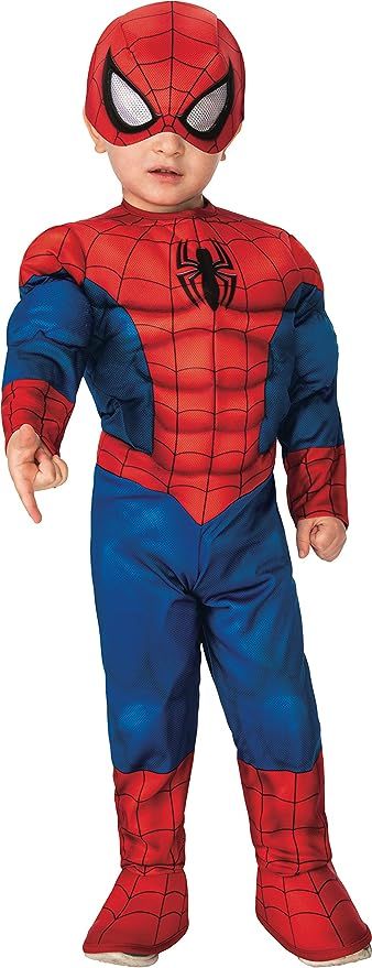 Rubie's Baby Boys' Marvel Super Hero Adventures Deluxe Costume, Spider-Man, Toddler | Amazon (US)