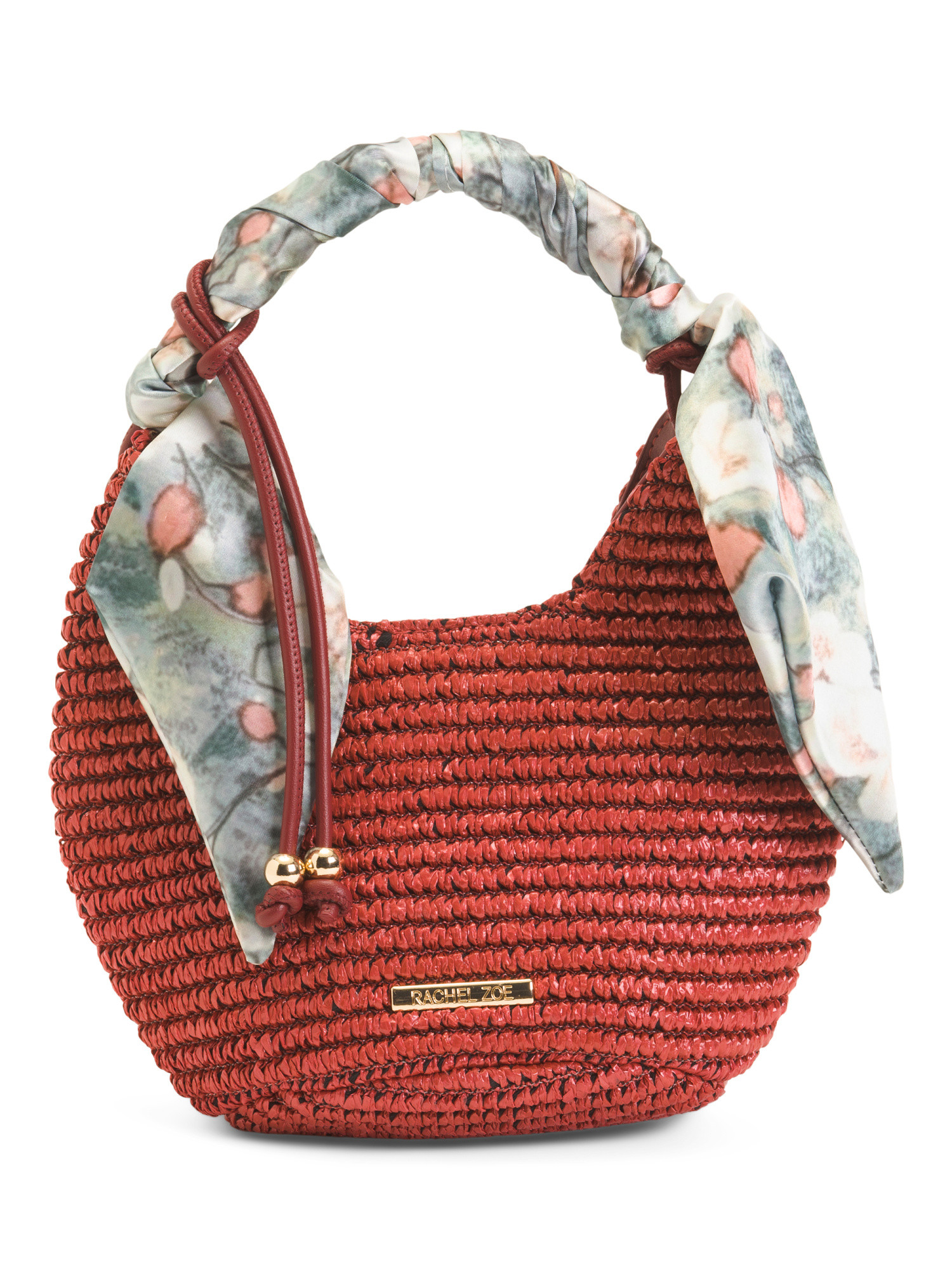 Shoulder Bag With Scarf Wrap Handle | TJ Maxx