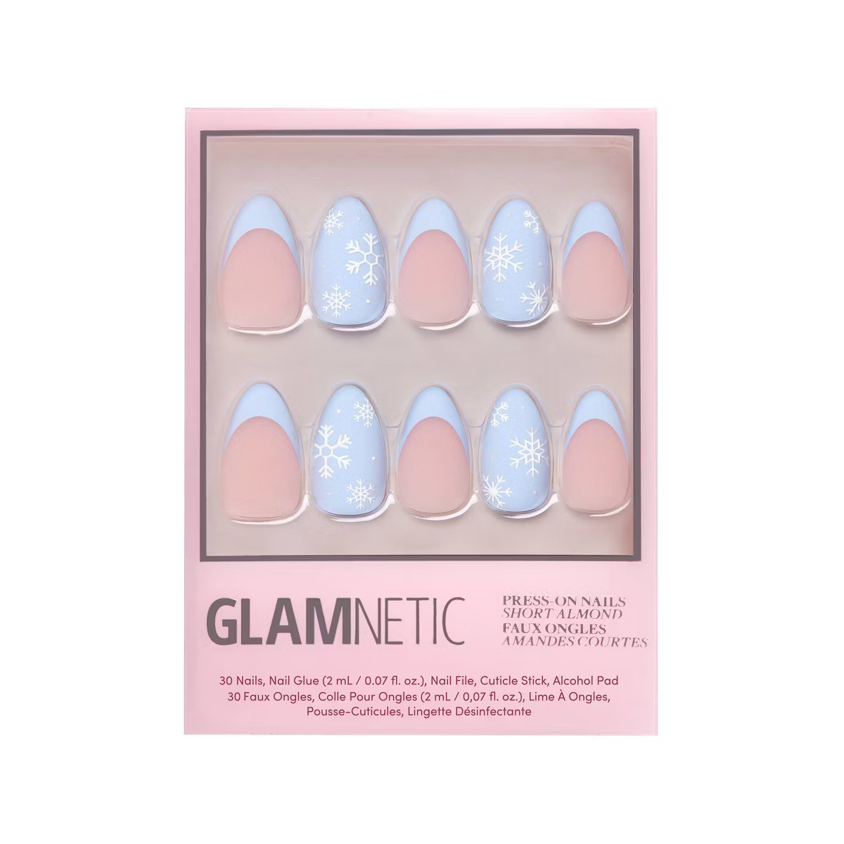 Glamnetic Snow Bunny Press-On Nails - 30 ct - Ulta Beauty | Target