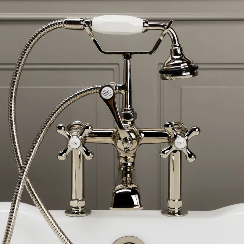 Deck Tub Spout with Diverter | Wayfair North America