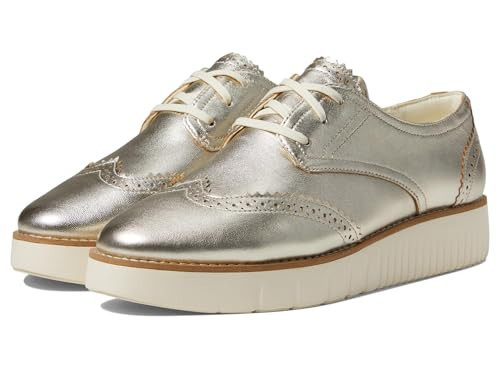 Cole Haan Women's Grand City Platform Oxfords, SFT Gold/Ivory, 6 | Amazon (US)