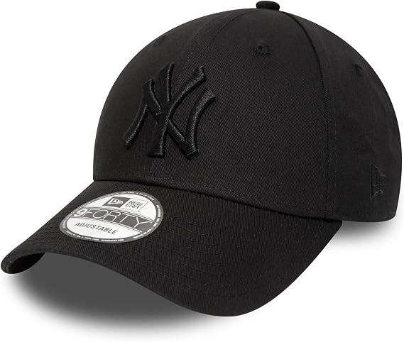 New Era 9FORTY New York Yankees Baseball Cap - MLB League Essential - Black | Amazon (UK)