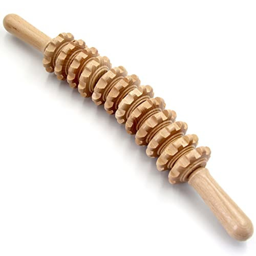 Gihunk Wood Therapy Massage Tools, 16 inch Professional Wooden Massage Roller Stick & Wood Therapy Tools for Body Shaping, Body Sculpting Tools, Ease Deep Tissue | Amazon (US)