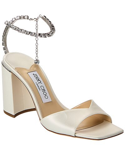 Saeda 85 Satin Sandal | Gilt & Gilt City