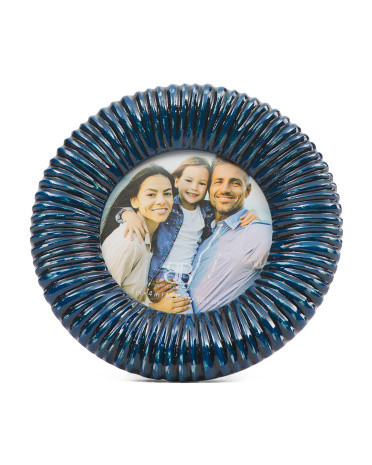 4x4 Ribbed Textured Tabletop Picture Frame | TJ Maxx