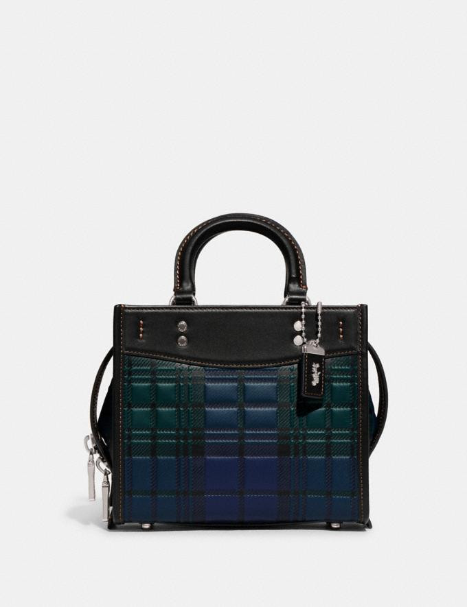 rogue 20 with plaid print | Coach (UK)