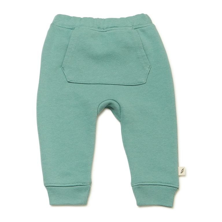 easy-peasy Baby Solid Kangaroo Pocket French Terry Jogger, Sizes 0/3-24 Months | Walmart (US)