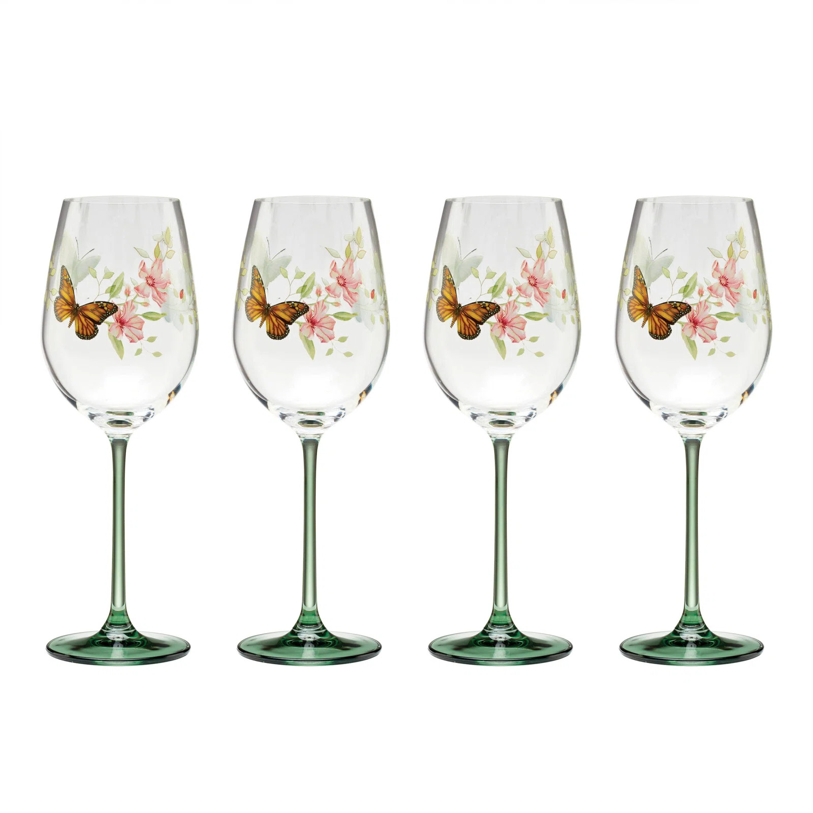 Lenox Butterfly Meadow Wine Glasses, Set Of 4 (Set of 4) | Wayfair North America