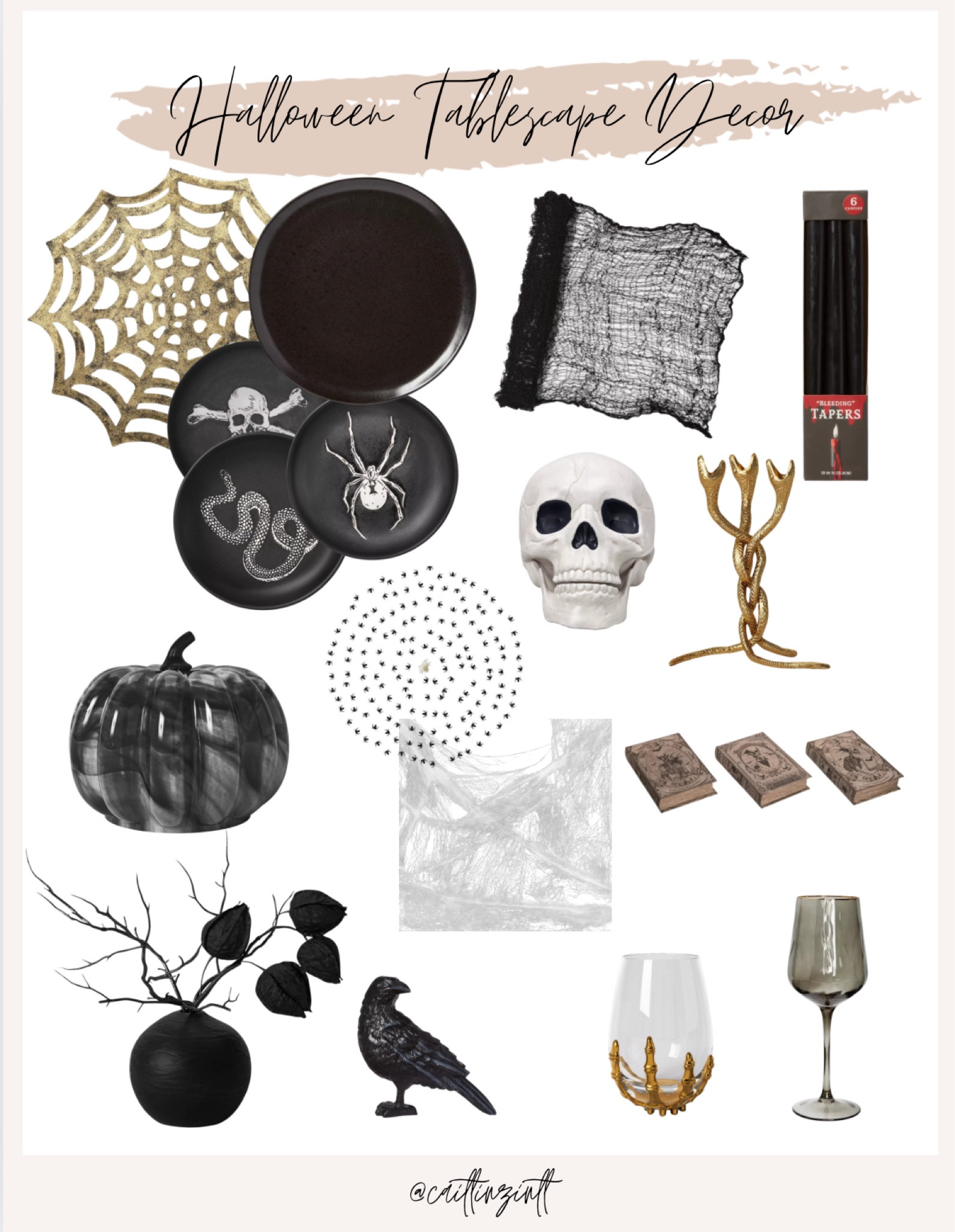 Halloween table setting decor #targetstyle 

#LTKFindsUnder50 #LTKHome #LTKSeasonal