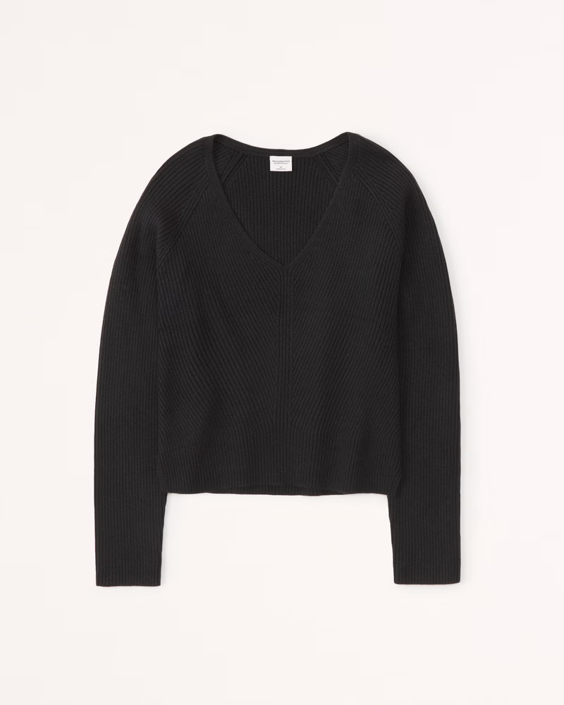 Women's LuxeLoft V-Neck Sweater | Women's Tops | Abercrombie.com | Abercrombie & Fitch (US)