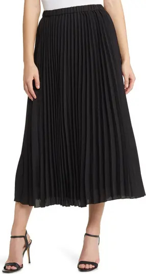 Anne Klein Pull-On Pleated Skirt | Nordstrom | Nordstrom
