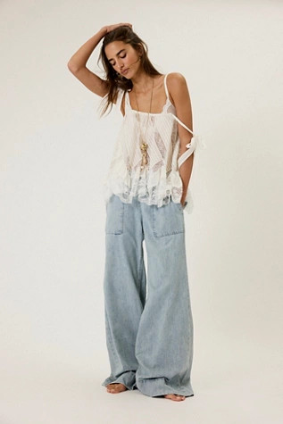 We The Free Breezy Denim Pull-On Jeans | Free People (Global - UK&FR Excluded)