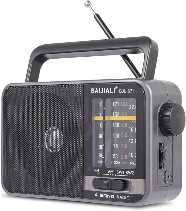 Portable AM/FM Transistor Radio with Loud Speaker, Battery or USB Powered - Compact Emergency Rad... | Amazon (US)