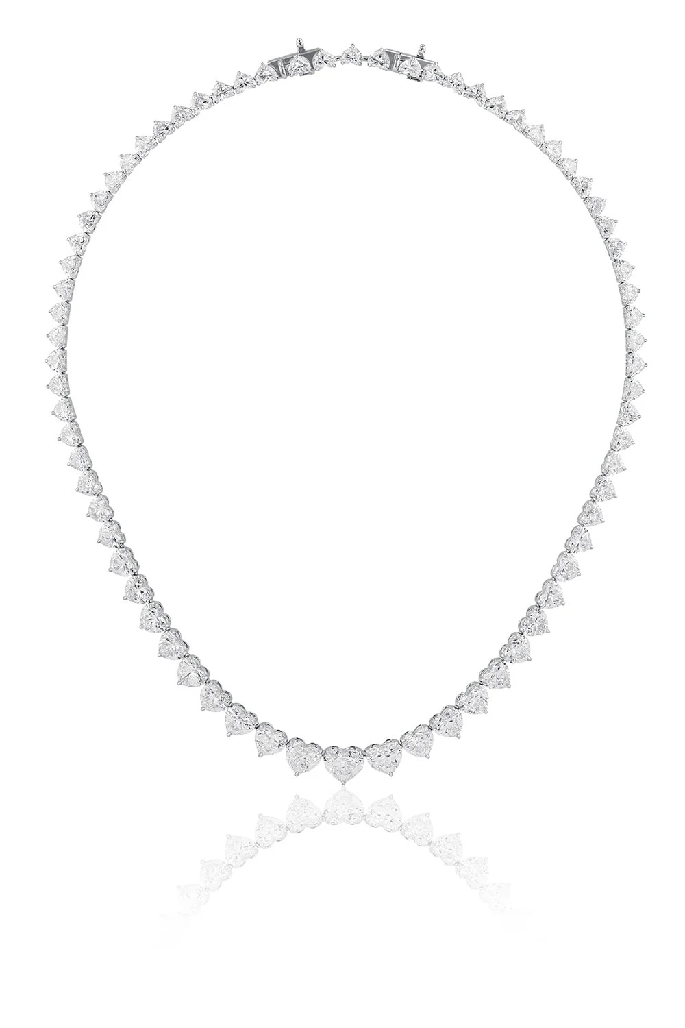 Heart Diamond Graduated Riviera Necklace | PHILLIPS HOUSE | Marissa Collections