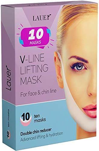 10 MASKS V Shaped Slimming Face Mask Double Chin Reducer V Line Lifting Mask Neck Lift Tape Face Sli | Amazon (US)