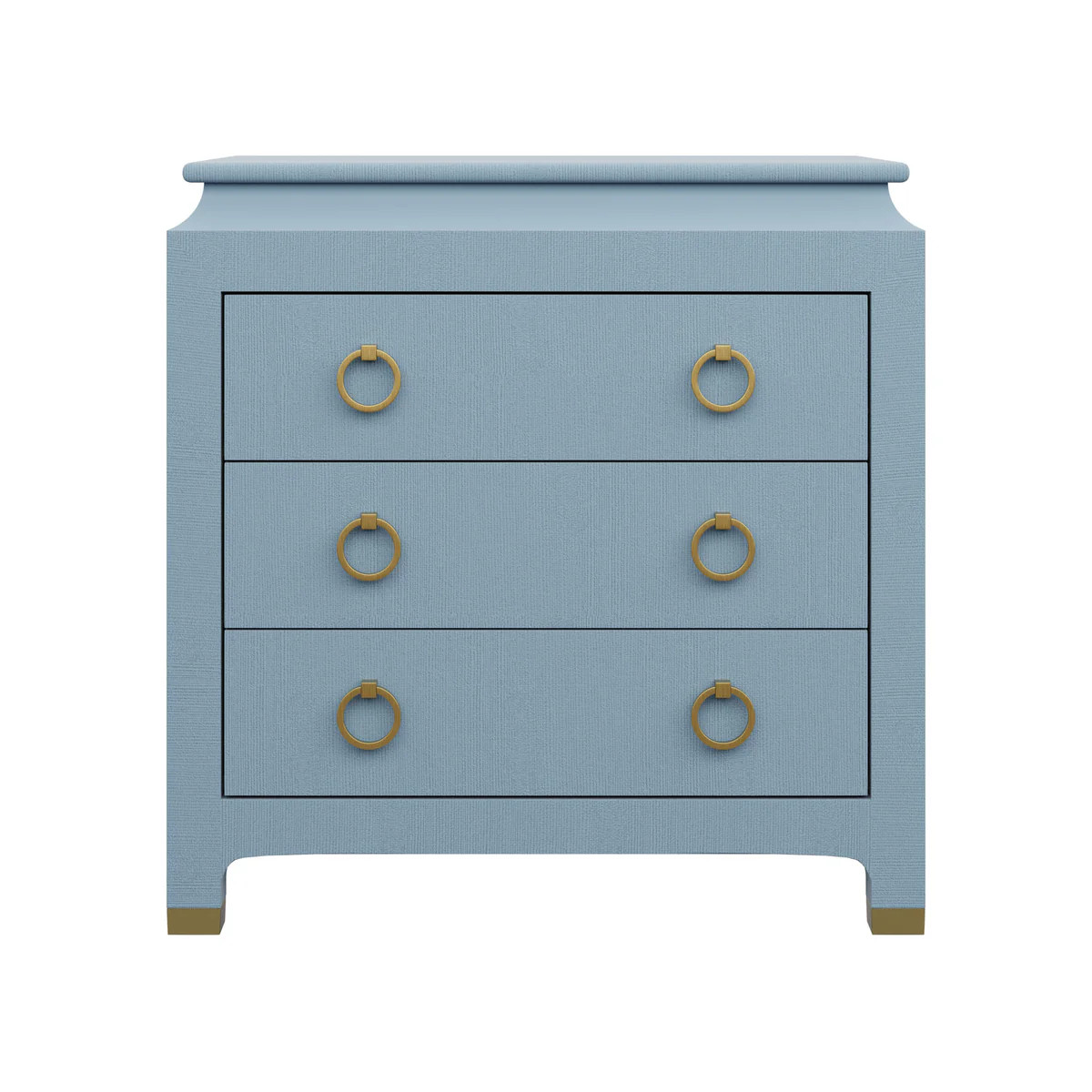 Sleuth Chest Petite in Light Blue | Contemporary Linen Nightstand | Scout Design Studio