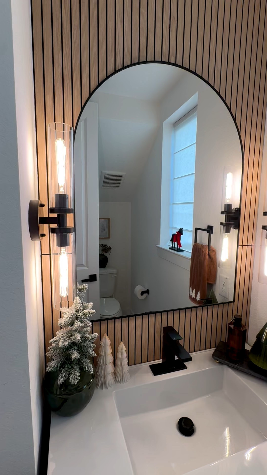 These sconces are everything!! 😍😍

Amazon finds
Bathroom finds
Bathroom before and after 

#LTKgrwm #LTKHoliday #LTKHome