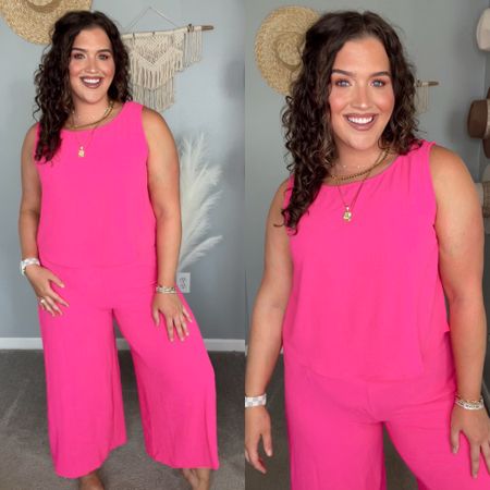 Midsize Barbie pink matching set 💖
Great for travel, errands or lounge
Size: XL 
#midsizeoutfits #ootd #traveloutfit #styleinspo #casualoutfit #cozystyle #matchngset #affordablefashion 

#LTKSeasonal #LTKstyletip #LTKmidsize