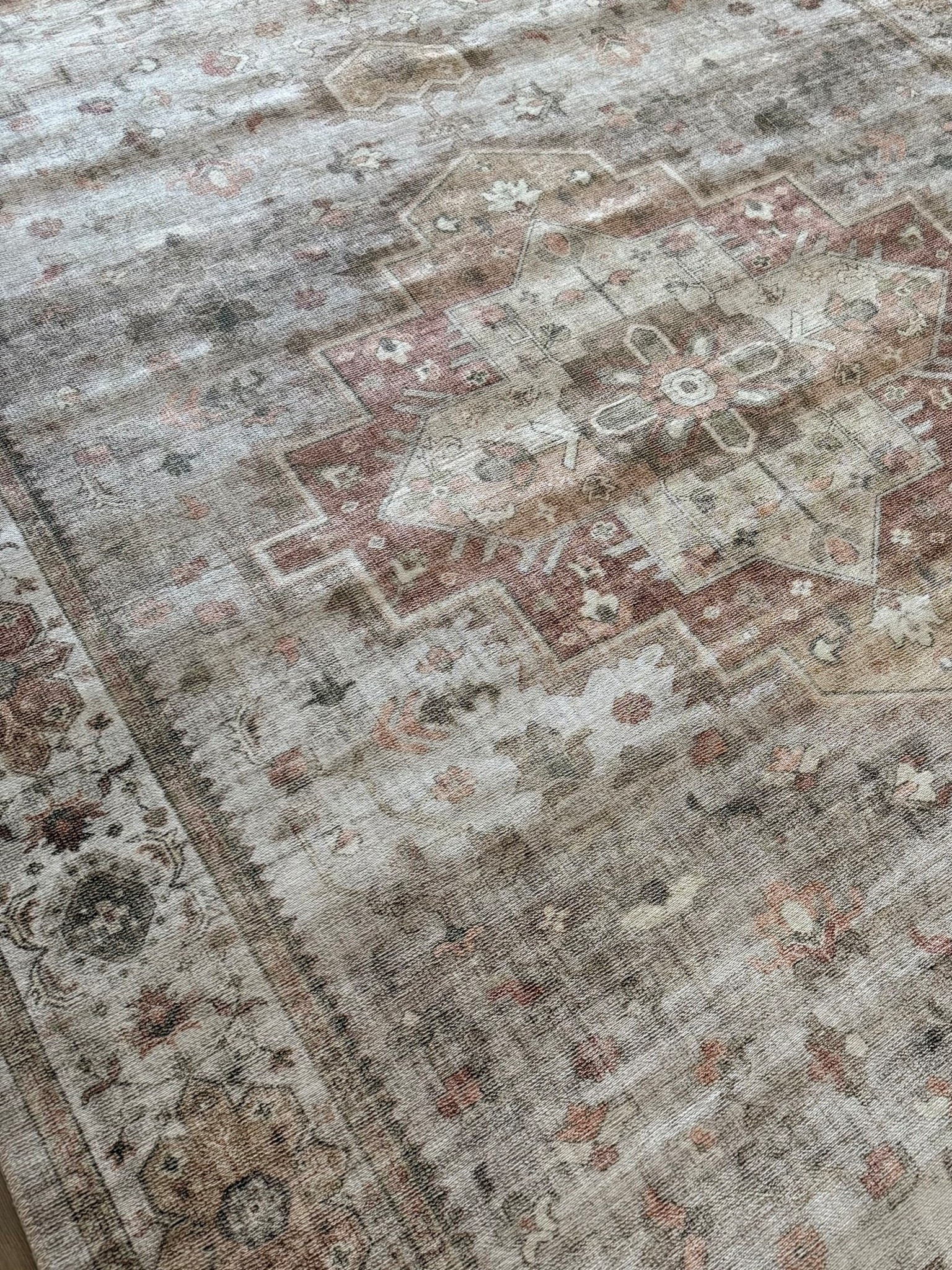 Wanted to share a up close unfiltered picture of this rug. It’s so gorgeous.

Rug details:
Loloi II Heidi Collection HEI-02 Sage / Multi, Oriental Area Rug 6'-0" x 9'-0"


Area rug, vintage rug, little girls room, kids area rug, loloi rug 


#walmart 

#LTKKids #LTKHome