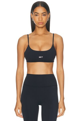 SET Active Breathe 1.0 Base Bra in Black | FWRD 