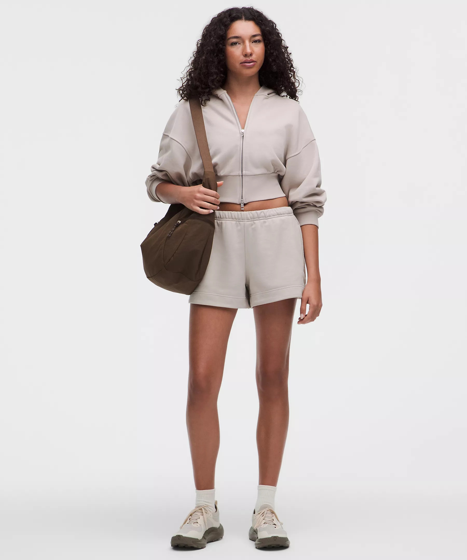 French Terry Cropped Full-Zip Hoodie | Lululemon (US)