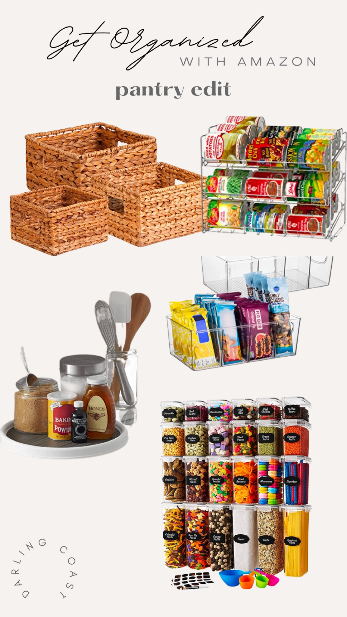 Get Organized: Pantry Edit all from Amazon! 

#LTKunder50 #LTKhome