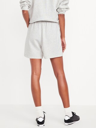 Extra High-Waisted SoComfy Sweat Shorts -- 5-inch inseam | Old Navy (US)
