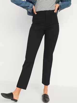 High-Waisted Pixie Straight Ankle Pants for Women | Old Navy (US)