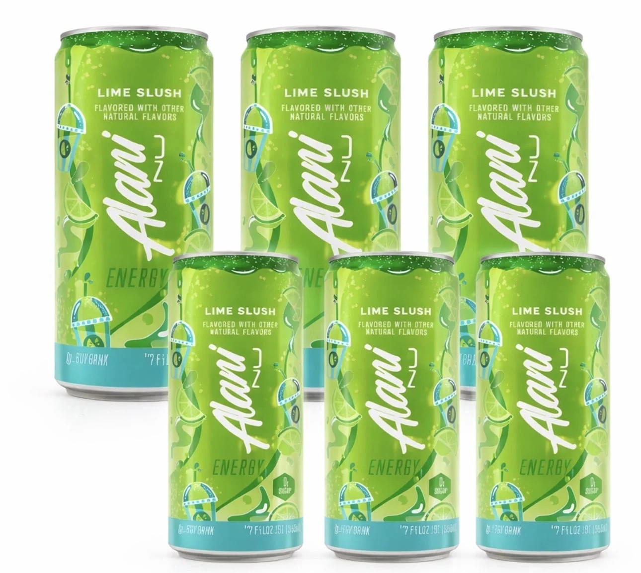 Alani Lime Slush Energy Drink 6 Pack 12 Fl Oz | Walmart (US)