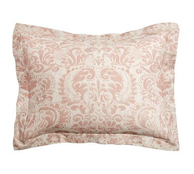 Stella Damask Sham | Pottery Barn (US)