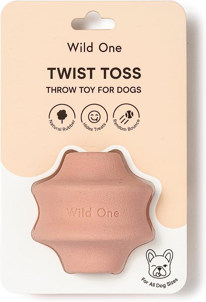 Wild One Twist Toss Dog Toy 100% Natural Rubber, Fun to Chew, Durable for Average Chewers, Fetch ... | Amazon (US)