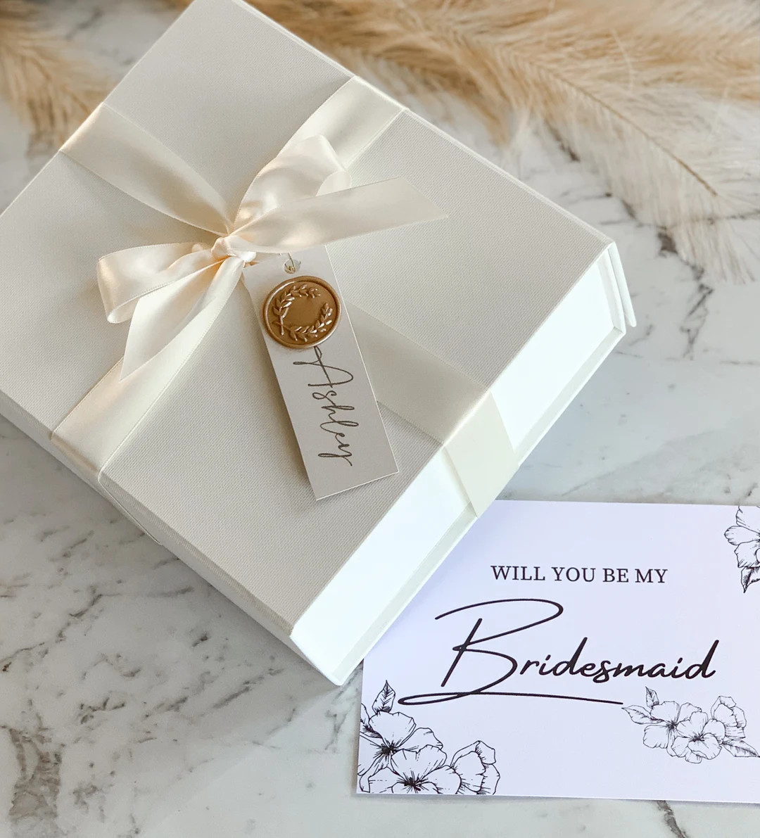Bridesmaid Gift Box Bridesmaid Box Set Asking Bridesmaid Bridesmaid Proposal Wedding Party Gifts ... | Etsy (US)