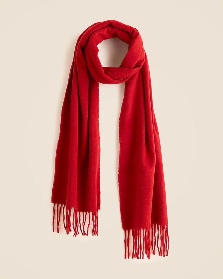 Cashmere-blend scarf | J. Crew US