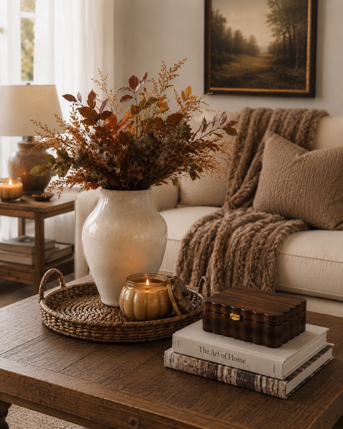 Cozy fall corners are officially my favorite 🍂🤎 Warm woods, chunky textures, fall stems + a glowing candle make the whole room feel ready for the season. Linking all the finds to recreate this cozy fall look! #FallHome #FallDecor #CozyHome #AmazonHome #FallFinds

#LTKSaleAlert #LTKSeasonal #LTKHome