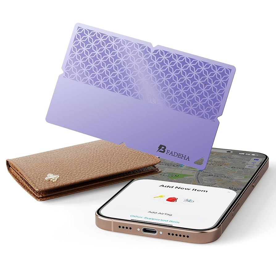 [Apple MFi Certified] Air-Tags (iOS Only) Bluetooth Tracker with Apple Find My, iPhone Smart Card... | Amazon (US)