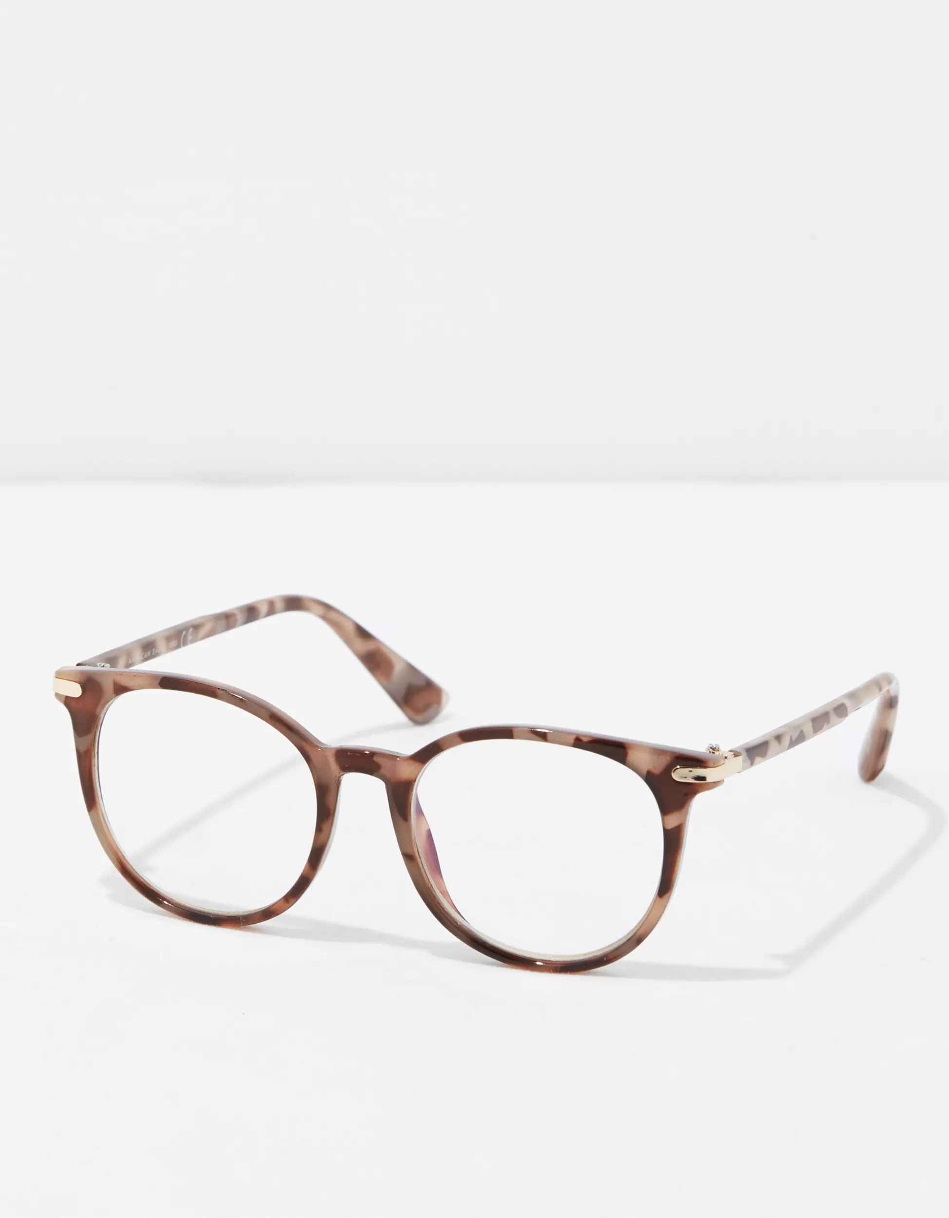 AE Classic Tortoise Shell Blue Light Glasses | American Eagle Outfitters (US & CA)