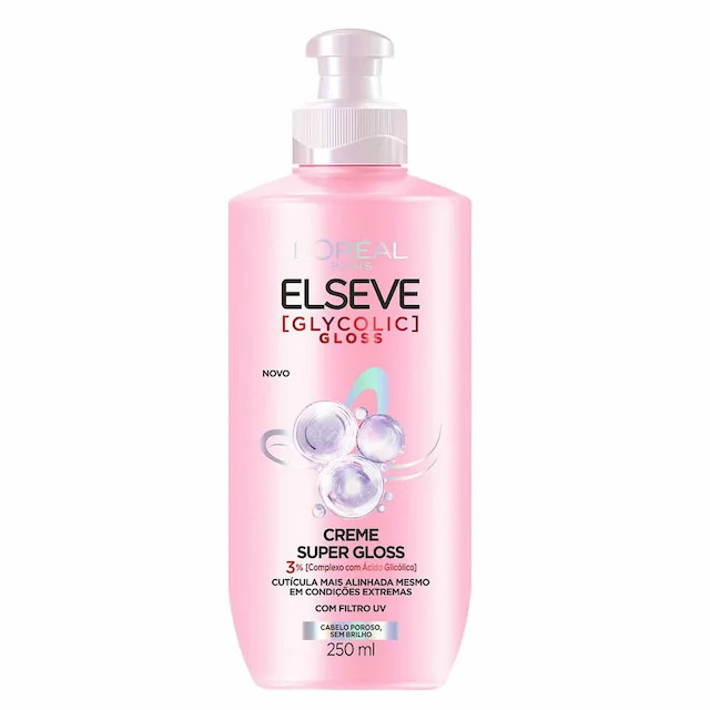 Creme para Pentear Elseve Glycolic Gloss 250ml  | Drogasil | Drogasil BR