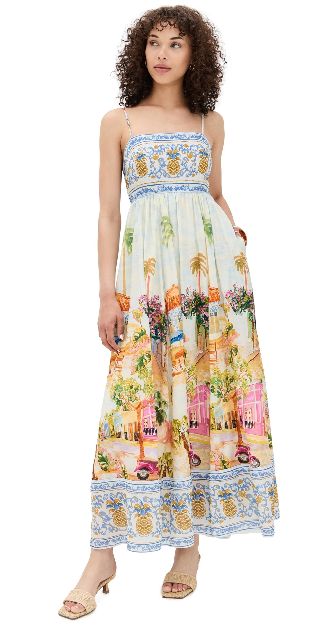 FARM Rio Aracati Multicolor Maxi Dress Aracati Multicolor XXS | Shopbop