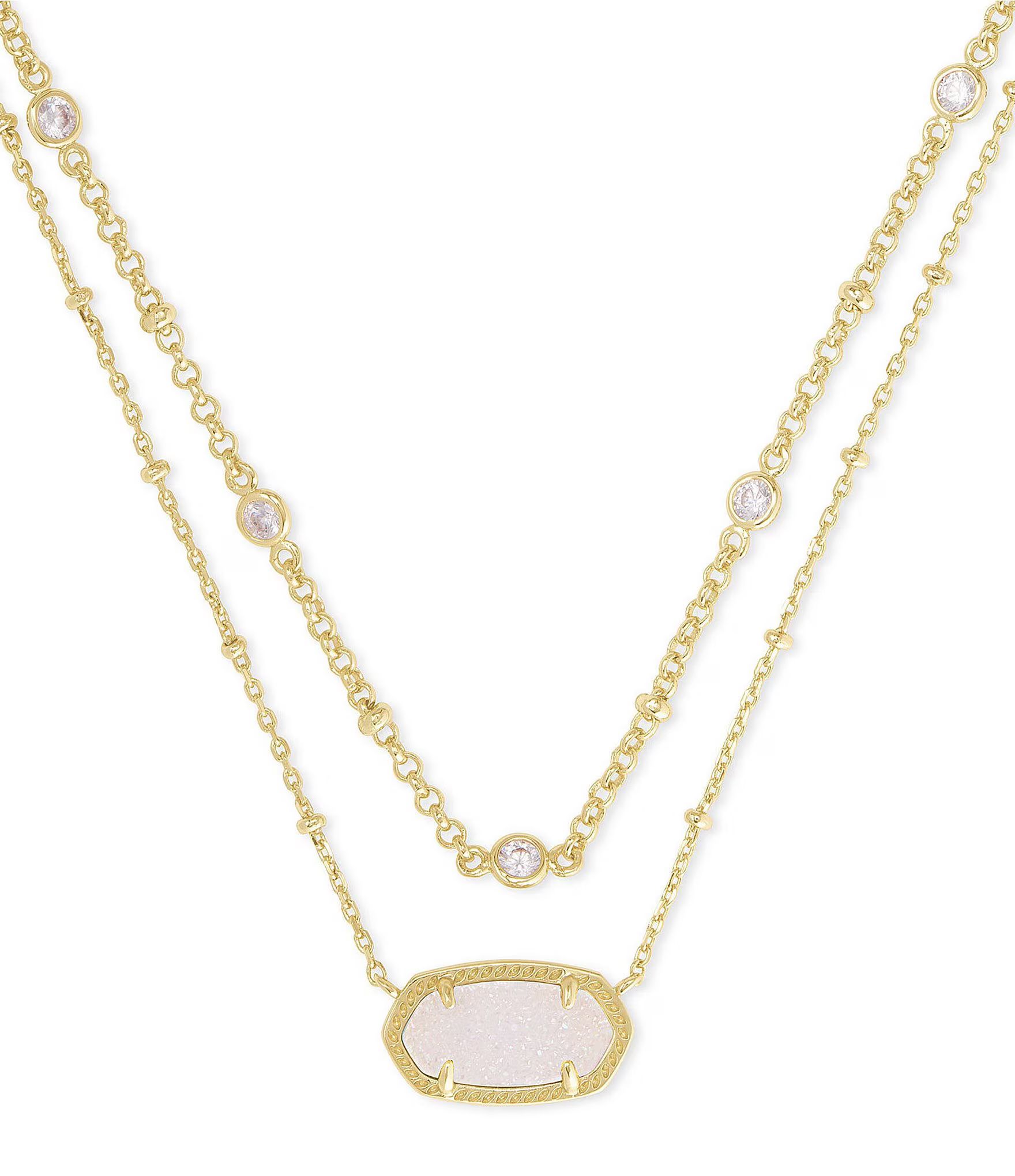 Elisa Gold Multi Strand Necklace | Dillard's