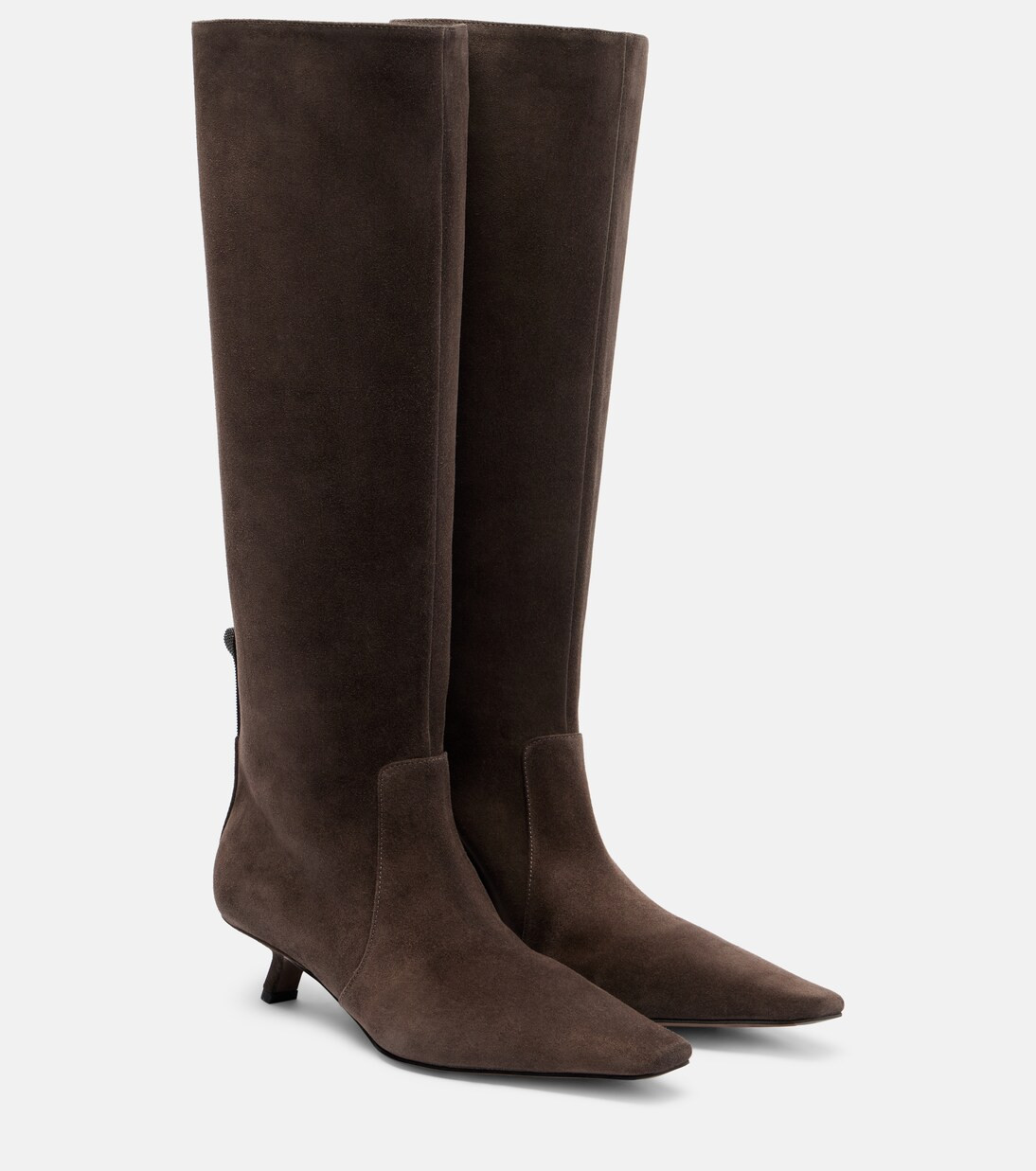 Monili suede knee-high boots | Mytheresa (US/CA)