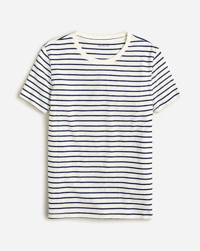 Vintage jersey classic-fit crewneck T-shirt in stripe | J. Crew US