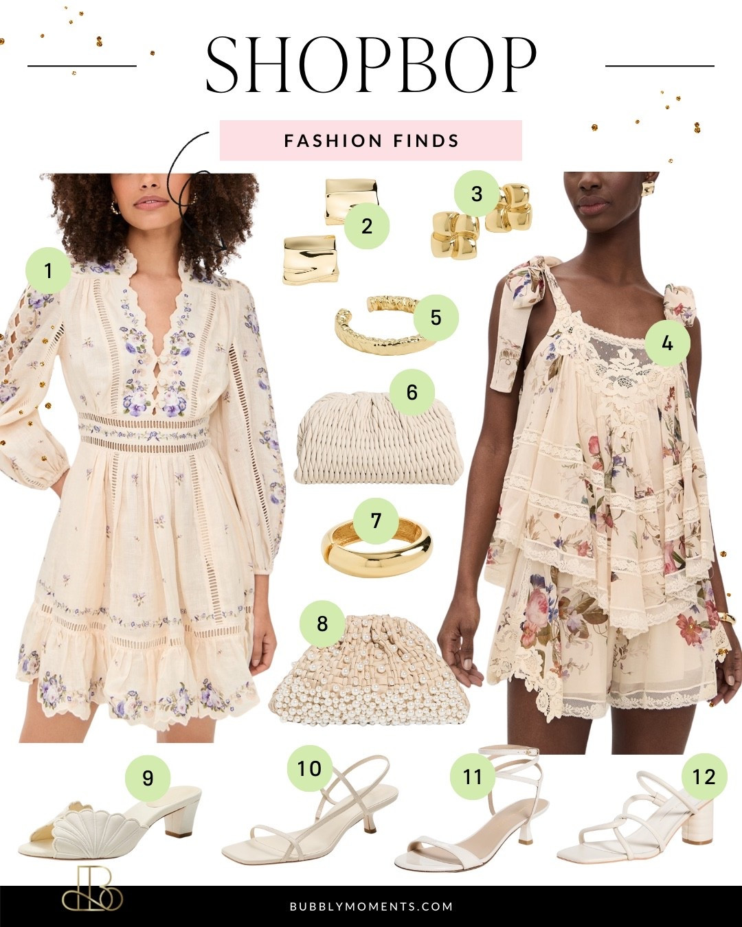 Romantic details meet effortless styling in this beautifully curated fashion edit. Soft tones, flowing silhouettes, and delicate textures create looks that feel timeless, feminine, and easy to wear. Perfect for brunch dates, vacations, special occasions, or simply elevating everyday outfits with a refined touch. These are the kinds of pieces that make getting dressed feel simple yet special. Save this post for outfit inspiration and tap to shop the full edit.
#shopbopstyle #ltkfashionfinds #outfitinspo #femininestyle #softstyle #romanticfashion #wardrobeinspo #fashiondiscoveries #styleideas #neutralfashion #ootdstyle #modernwardrobe #easyoutfits #ltkoutfits #fashiondaily #discoverstyle #ltktrending #effortlesslooks #stylemoodboard #shopltk

#LTKdayinmylife #LTKHoliday #LTKgrwm