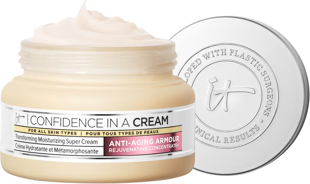 IT Cosmetics Confidence in a Cream - Hydrating & Anti Aging Face Moisturizer, Visibly Reduces Fin... | Amazon (US)