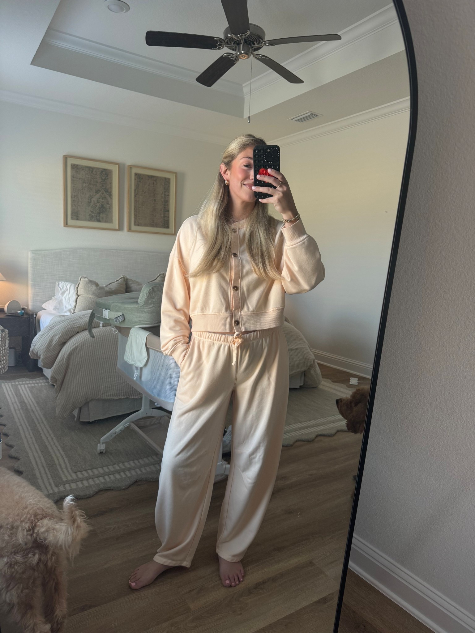 Affordable target lounge set! Love the barrel leg and button up top for post partum! 

Wearing a medium in both!

#LTKTravel #LTKdayinmylife #LTKBaby