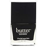 butter LONDON Nail Lacquer, Black & Blue Shades, Union Jack Black | Amazon (US)