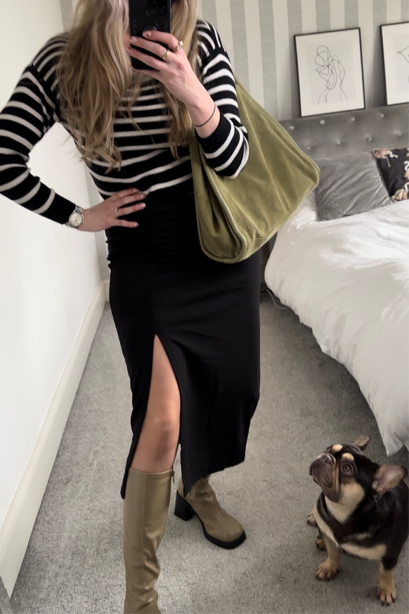 Sage bag & boots 💚