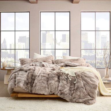 Snowball® Chunky Bunny - Coma Inducer® Oversized Comforter Set - Taupe Desert | Coma Inducer