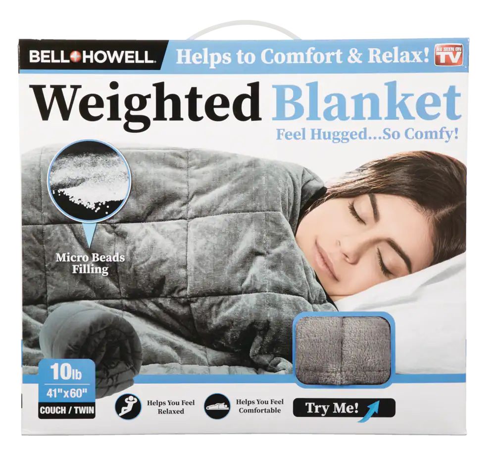 As Seen On TV Bell & Howell Weighted Blanket, 10-lb | Canadian Tire